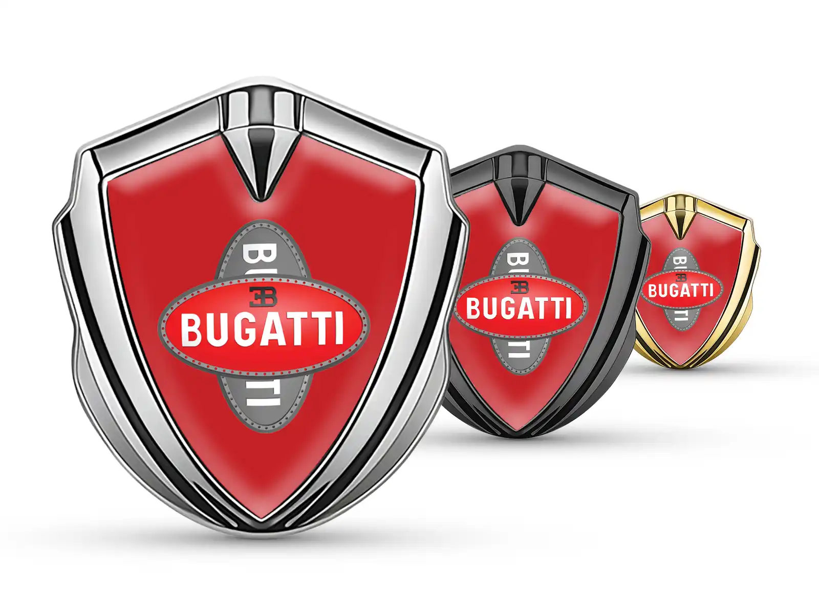 Bugatti Auto Marken Abzeichen Robuster Premium Stil Kante